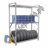 Стеллаж MS Pro 200/180x50/3 яруса